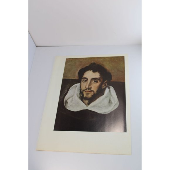 El Greco Print Fray Hortensio Felix Paravicino vintage 54899 - Picture 2 of 6